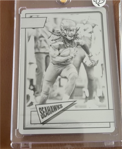 2020 Panini Score #323 DK Metcalf — front