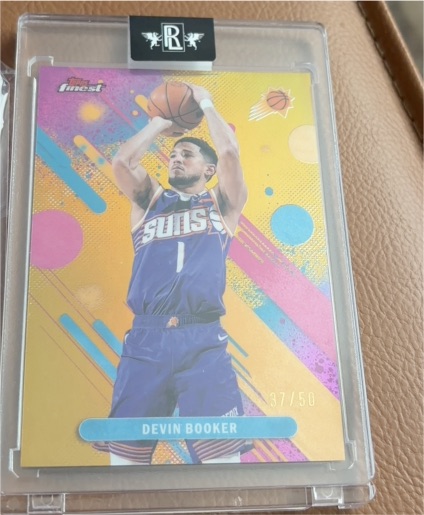 2025-26 Topps Finest #82 Devin Booker Phoenix Suns — front