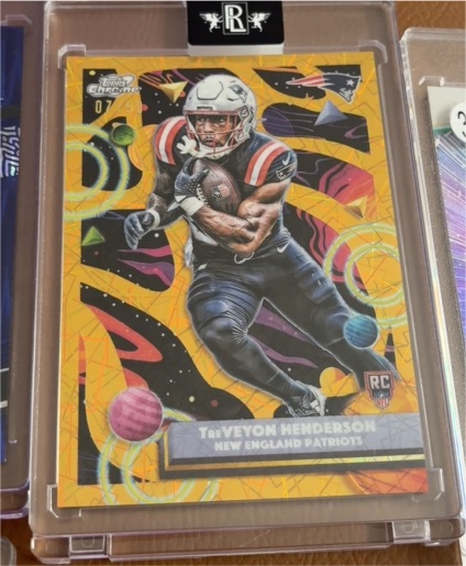2025 Topps Cosmic Chrome #168 TreVeyon Henderson — front