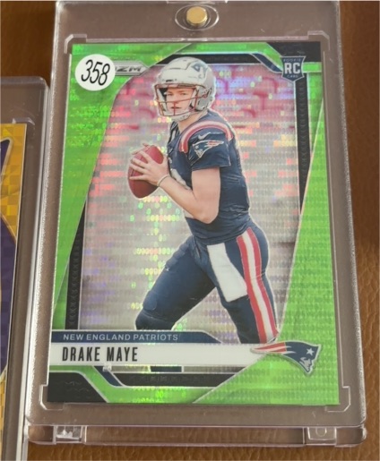 2024 Panini Prizm #358 Drake Maye — front