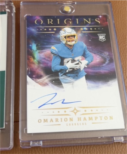 2025 Panini Origins #RA-OHA Omarion Hampton — front