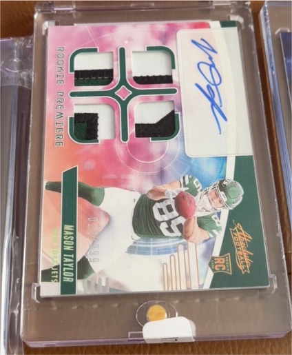 2025 Panini Absolute Rookie Premiere #RPM-MTR Mason Taylor — front