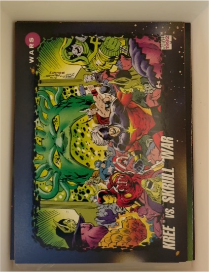 1992 Impel Marvel Universe Series 3 #190 Kree vs Skrull War — front
