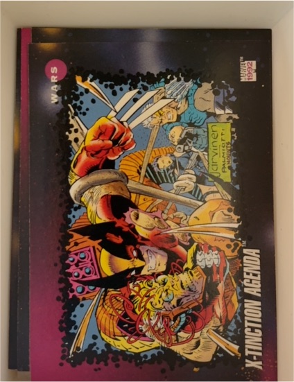 1992 Impel Marvel Universe Series 3 #184 X-Tinction Agenda Wars — front