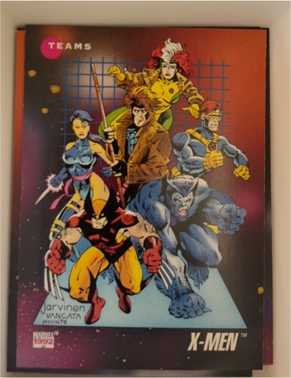 1992 Impel Marvel Universe Series 3 #182 X-Men Teams — front