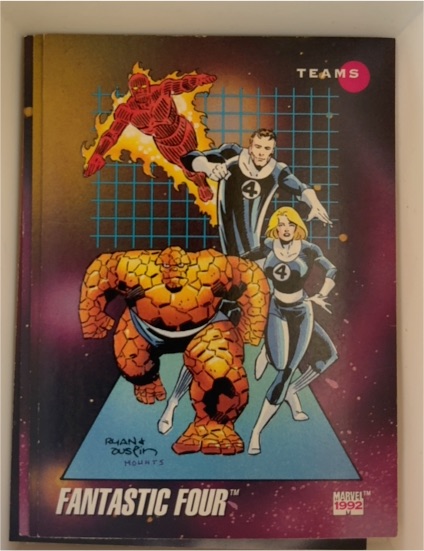 1992 Impel Marvel Universe Series 3 #181 Fantastic Four Teams — front