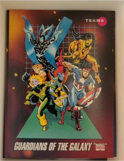 1992 Impel Marvel Universe Series III #178 Guardians of the Galaxy Teams — front