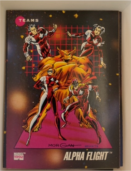1992 Impel Marvel Universe Series 3 #175 Alpha Flight — front
