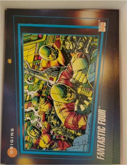 1992 Impel Marvel Universe Series 3 #169 Fantastic Four Origins — front