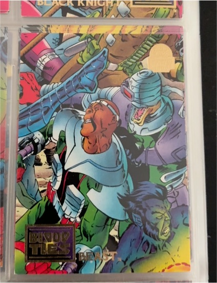 1994 Fleer Marvel Universe Blood Ties Black Knight — front