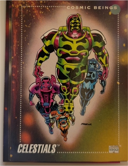1992 Impel Marvel Universe Series 3 #156 Celestials — front