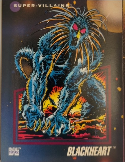1992 Impel Marvel Universe Series 3 #133 Blackheart — front