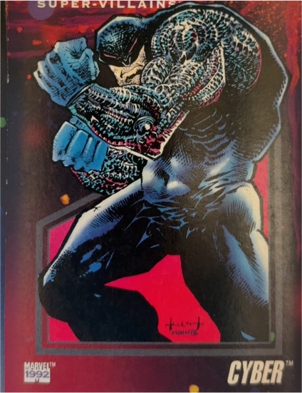 1992 Impel Marvel Universe Series 3 #117 Cyber — front