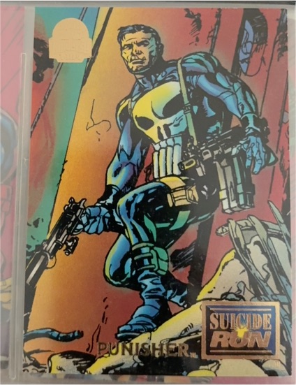 1994 Fleer Marvel Universe #48 Punisher Suicide Run — front