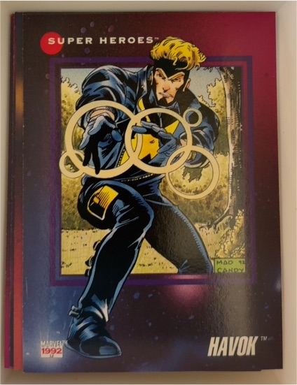 1992 Impel Marvel Universe Series 3 #70 Havok — front