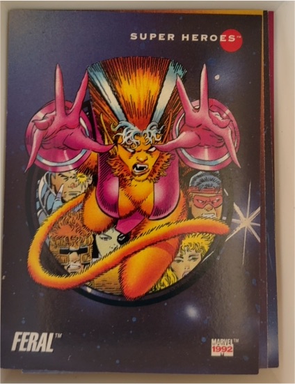 1992 Impel Marvel Universe Series 3 #67 Feral — front