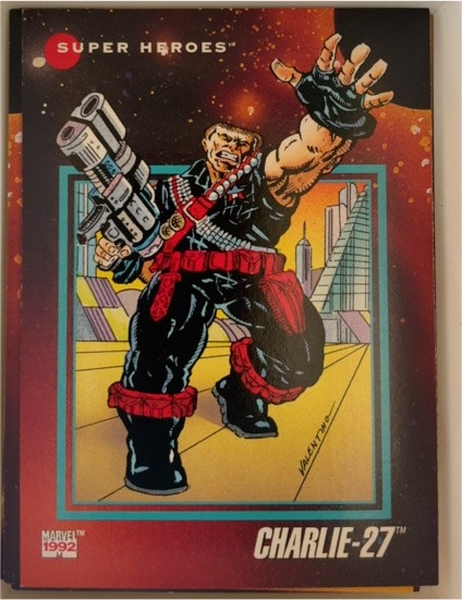 1992 Impel Marvel Universe Series 3 #55 Charlie-27 — front