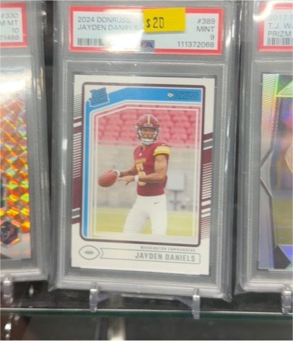 2024 Donruss #389 Jayden Daniels — front
