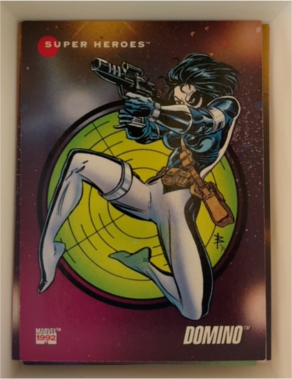 1992 Impel Marvel Universe #19 Domino — front