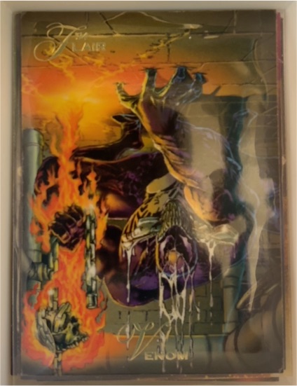 1994 Flair Marvel #136 Venom Maximum Carnage Part 2 — front