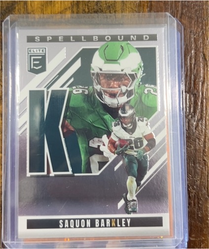 2025 Panini Donruss Elite Spellbound #4 Saquon Barkley — front