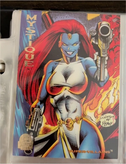1994 Fleer Marvel Universe #108 Mystique — front