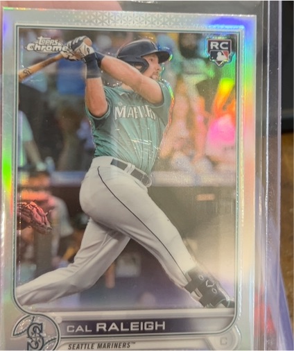 2022 Topps Chrome #149 Cal Raleigh — front