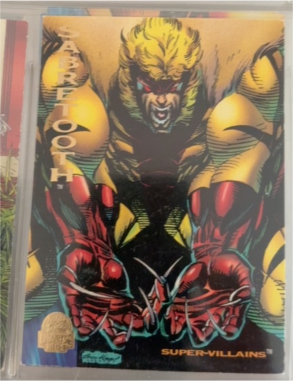 1994 Fleer Marvel Universe #115 Sabretooth — front