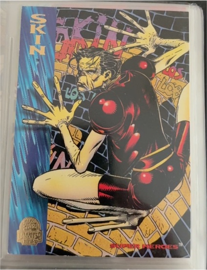 1994 Fleer Marvel Universe #119 Skin — front