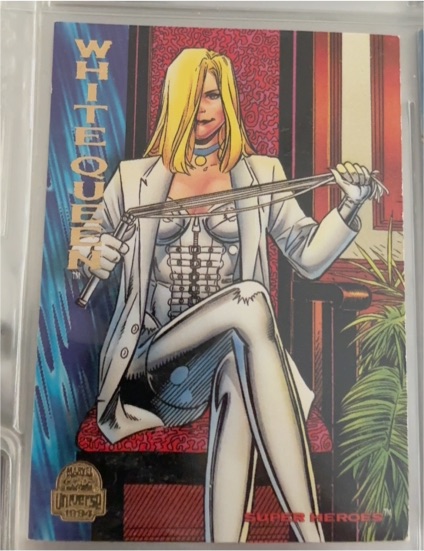 1994 Fleer Marvel Universe #123 White Queen — front