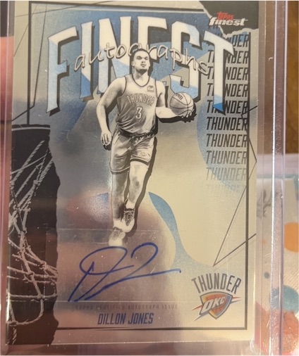 2025-26 Topps Finest #FAU-DO Dillon Jones — front