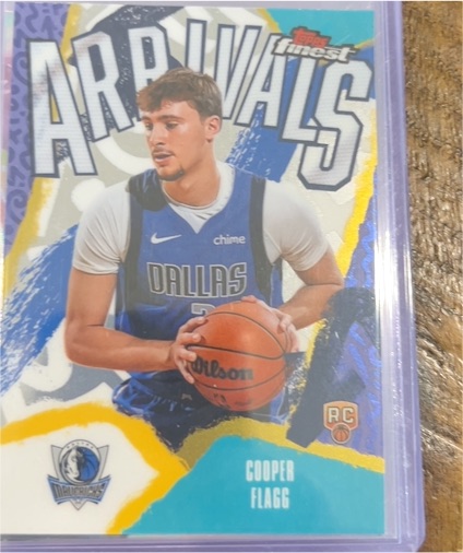 2025-26 Topps Finest Arrivals #A-1 Cooper Flagg — front