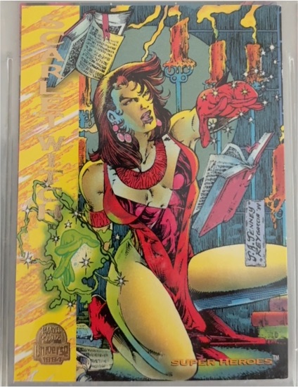 1994 Fleer Marvel Universe #162 Scarlet Witch — front