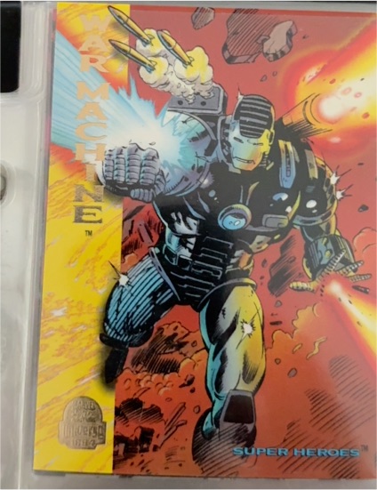 1994 Fleer Marvel Universe #164 War Machine — front