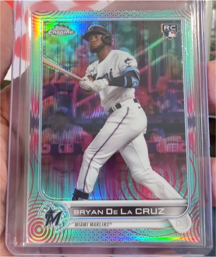 2022 Topps Chrome #216 Bryan De La Cruz — front