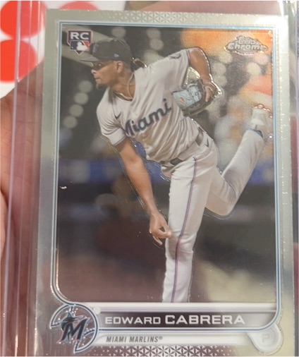 2022 Topps Chrome #64 Edward Cabrera — front