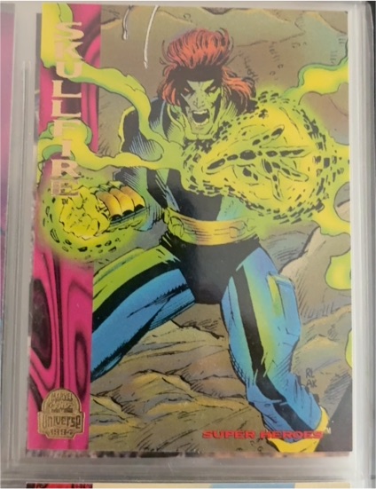 1994 Fleer Marvel Universe #183 Skullfire — front