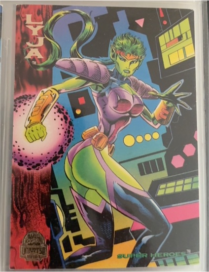 1994 Fleer Marvel Universe #193 Lyja — front
