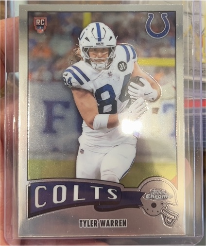 2025 Topps Chrome #1975-15 Tyler Warren — front
