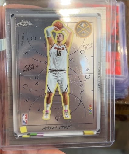 2025-26 Topps Chrome #XW-3 Nikola Jokic X's and Whoa's — front