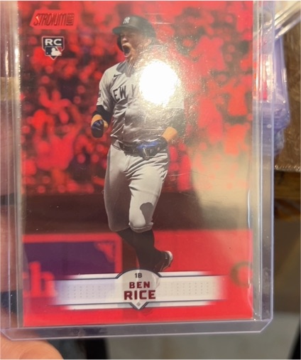 2025 Topps Stadium Club #196 Ben Rice — front