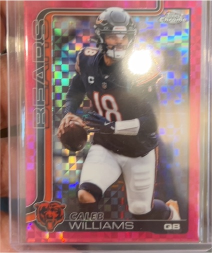 2025 Topps Chrome #52 Caleb Williams — front