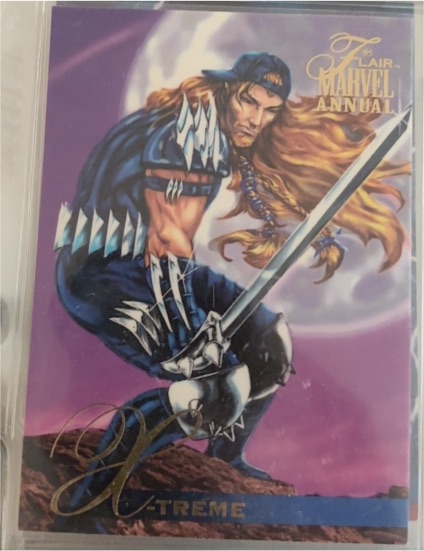 1995 Flair Marvel Annual #16 X-Treme — front