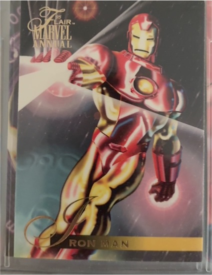 1995 Flair Marvel Annual #133 Iron Man — front