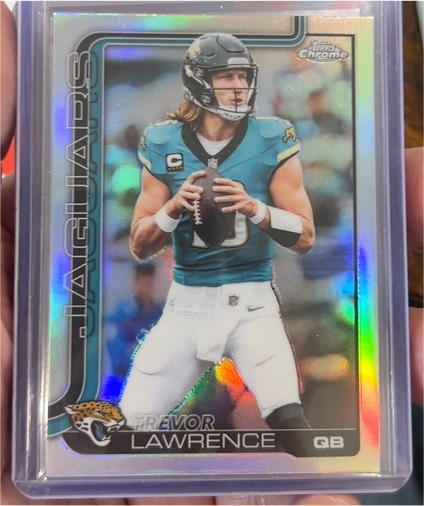 2025 Topps Chrome #138 Trevor Lawrence — front