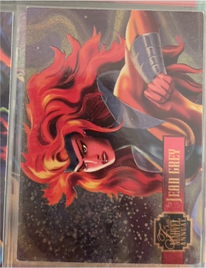 1995 Flair Marvel Annual Powerblast #7 Jean Grey — front