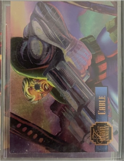 1995 Flair Marvel Annual PowerBlast #15 Cable — front