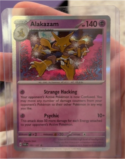 2024 Pokémon TCG Scarlet & Violet Twilight Masquerade #82 Alakazam — front