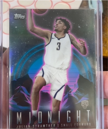 2023-24 Topps Midnight #76 Julian Strawther — front