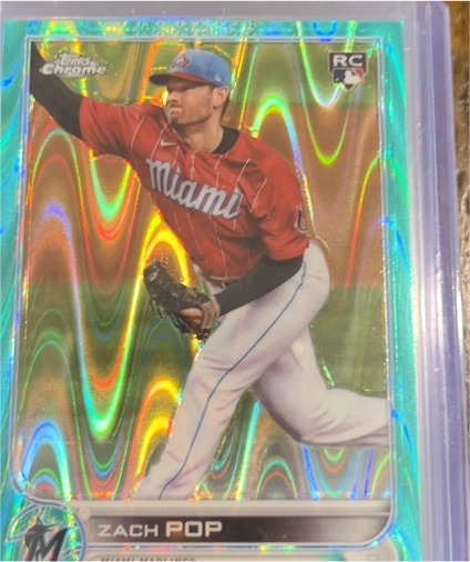 2022 Topps Chrome #41 Zach Pop — front